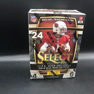 2021 Panini Select Football 6-Pack Blaster Box (Red & Blue Prizms!) Sealed!